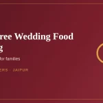 Stress-free wedding planning timeline for food