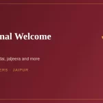 Traditional welcome drinks for weddings in Rajasthan