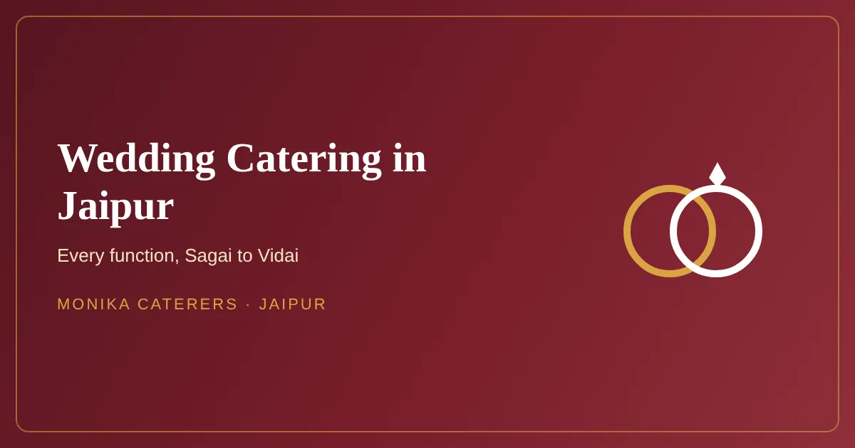 Wedding caterers in Jaipur serving a pure veg buffet
