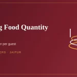 Wedding food quantity per person guide